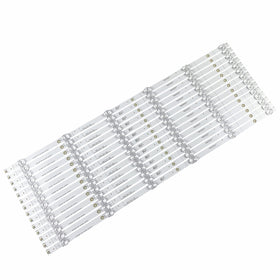 PANMILED front view of 14-piece 75-inch LED strip kit showing components and benefit clear replacement