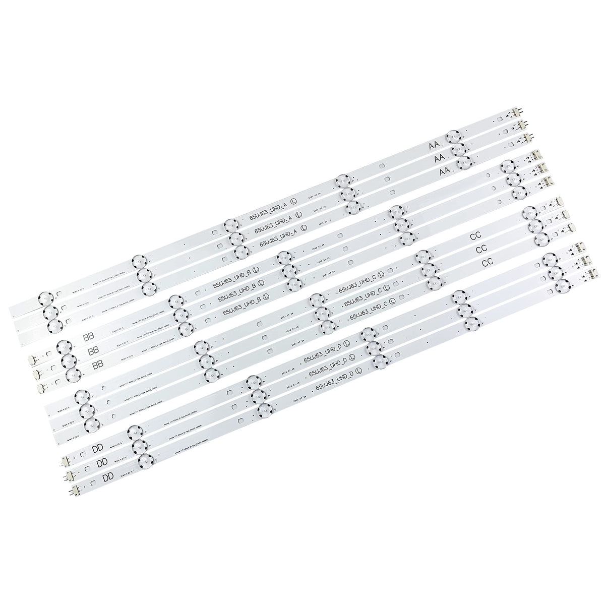 PANMILED front packaging showing 12-piece LG 65 replacement kit and compatibility benefit