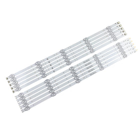 PANMILED front view of full backlight strip set showing kit contents and benefit of easy replacement