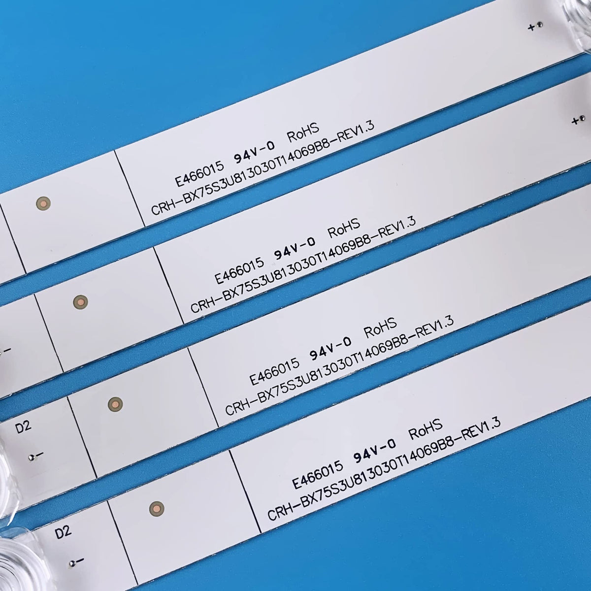 PANMILED installed inside a 75-inch TV showing restored backlight even illumination benefit