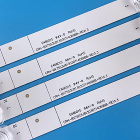 PANMILED installed inside a 75-inch TV showing restored backlight even illumination benefit