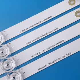 PANMILED close-up of LED beads on strip showing six LEDs and precise uniform lighting