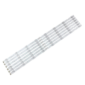 PANMILED LED backlight strip for TCL 65 – six-piece set for even edge illumination.