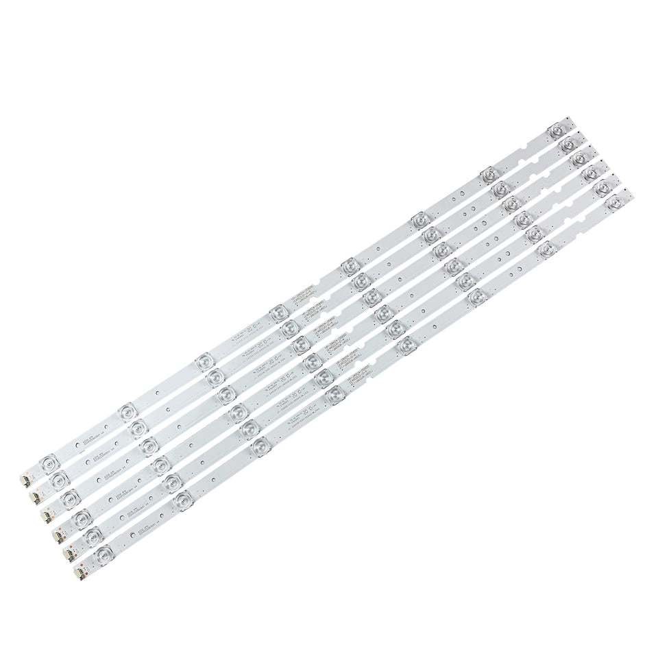 PANMILED LED backlight strip for TCL 65 – six-piece set for even edge illumination.