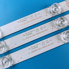 PANMILED six-piece LED strip set for TCL 65 – easy adhesive installation.