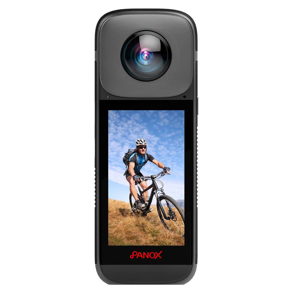 PANOX V2 360 Camera on motorcycle ride delivers immersive wide-view footage.