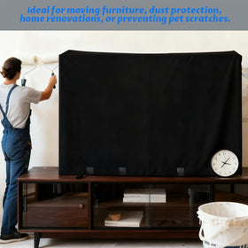 Pansente multi-use cover safeguarding surfaces in a living room