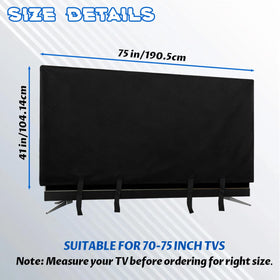 Pansente scratch-resistant TV cover shielding a screen from scratches