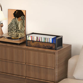 PAPAGIFTREE CD Holder magnetic closure keeps the front securely closed and accessible
