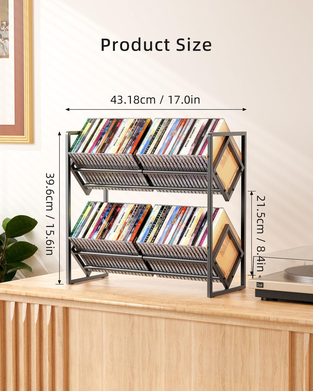 PAPAGIFTREE close-up of adjustable dividers offering customizable organization