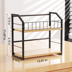 PAPAGIFTREE top shelf guard rail close-up preventing slips and securing displayed covers