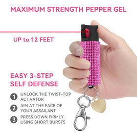 PAPASAFETY alarm pulled pin showing instant 130dB alert.