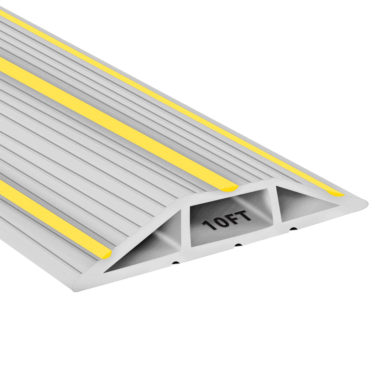 Papillon 10ft cord cover with 3-channel design and anti-slip base for floor protection.