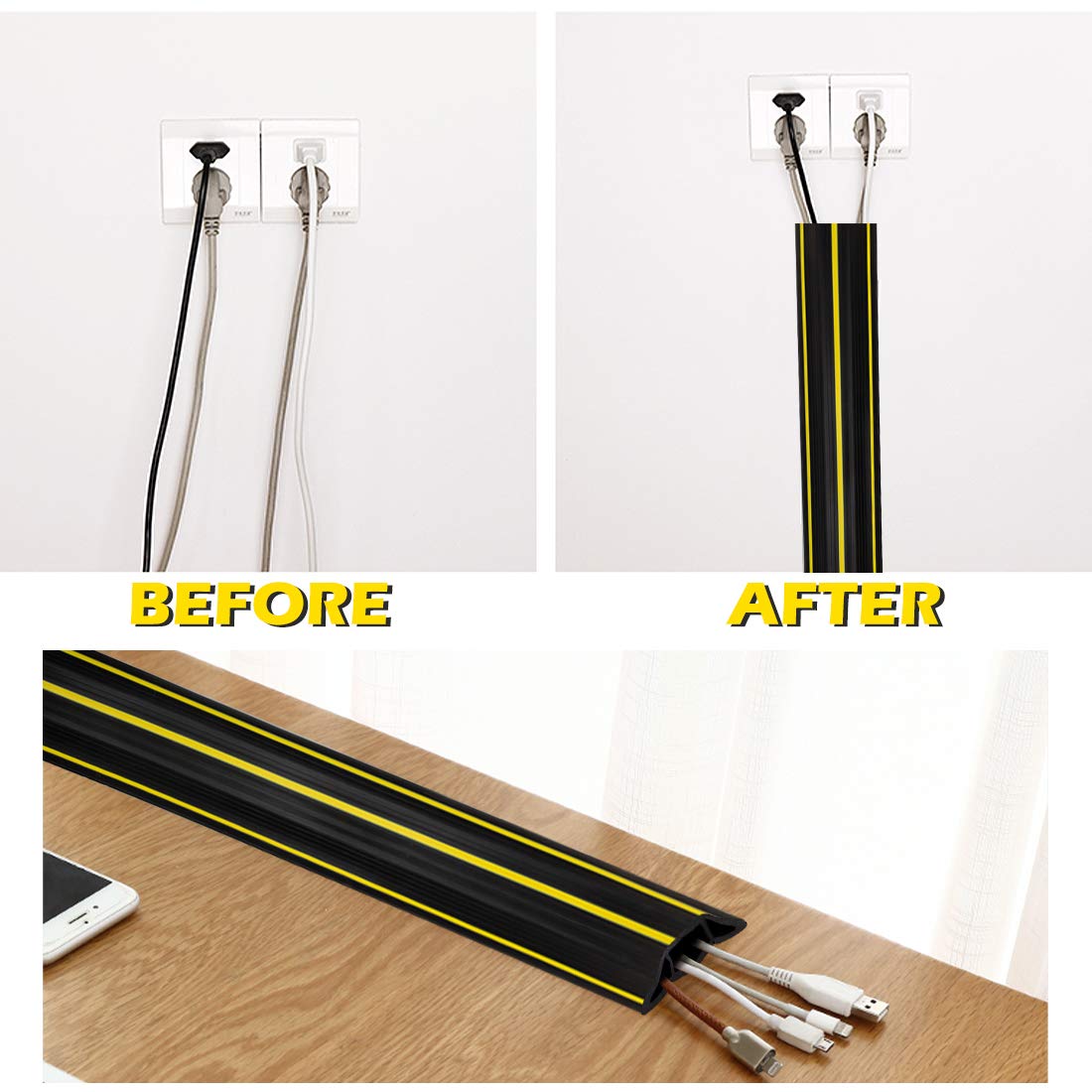 Papillon next to shoe and ruler for scale showing compact profile and easy placement