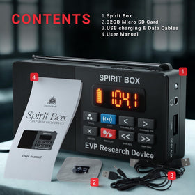 PARANORMIC Spirit Box Kit 32GB card included for instant recording review.