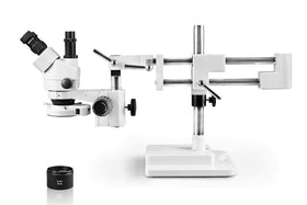 Parco Scientific PA-5FLX IFR07 trinocular lockable zoom head for precise observation.