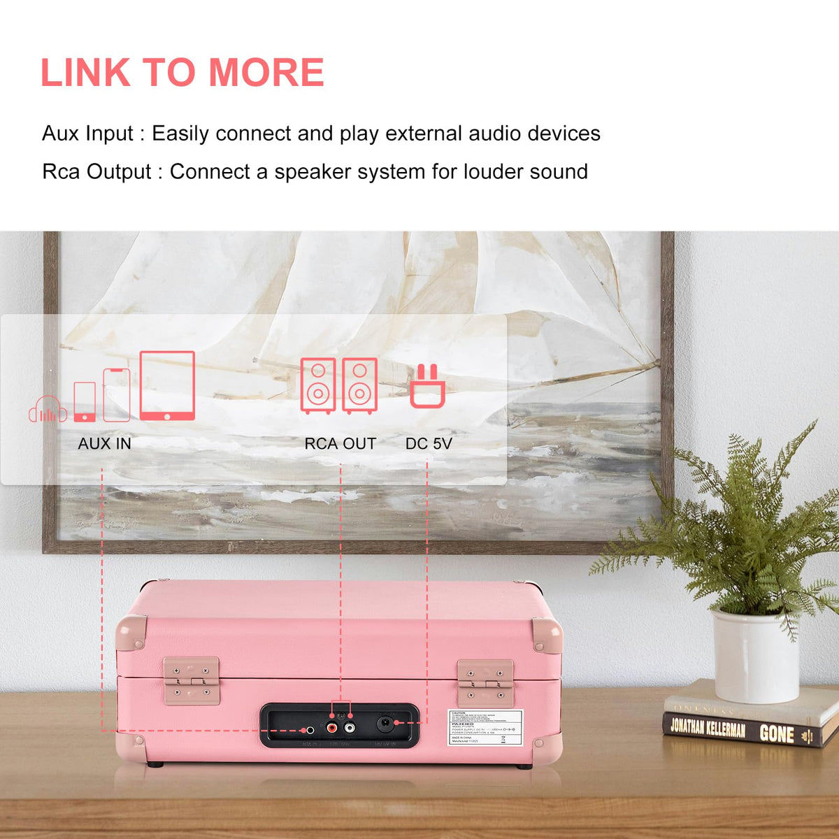 Pareiko paired via Bluetooth to phone demonstrating wireless streaming benefit