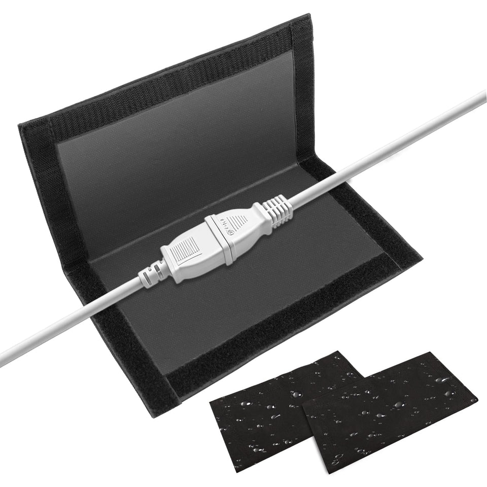 parknshop front packaging showing three waterproof cord covers and product benefits