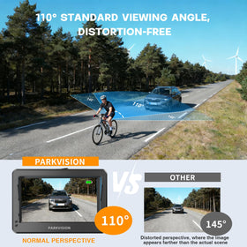 PARKVISION on-road ride camera for real-time rear feedback