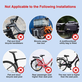 PARKVISION seatpost compatibility 17-38mm fits most bikes