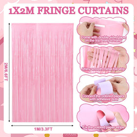 Party Greeting pink castle carpet creating a soft princess stage