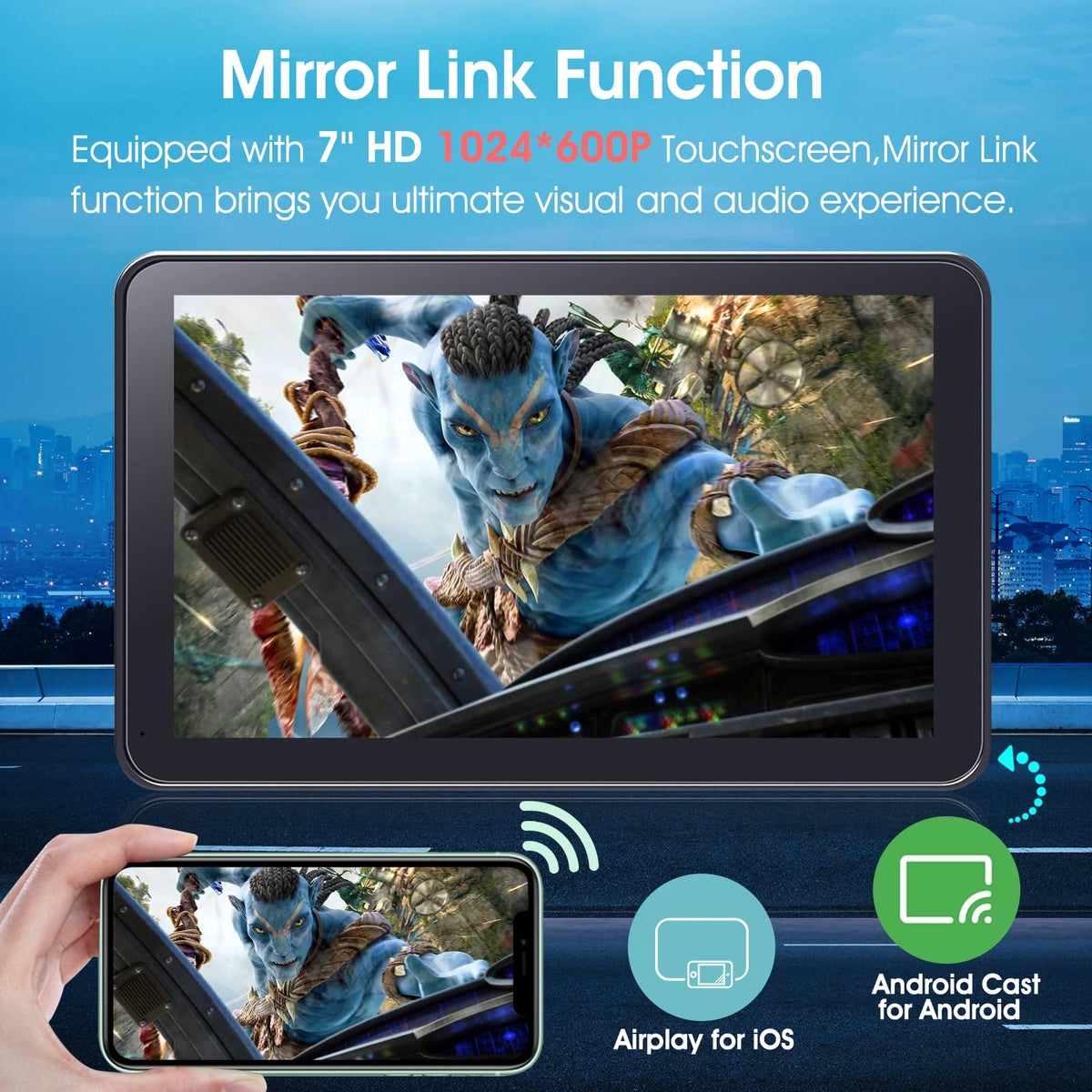PASLDA waterproof backup camera detail with night-vision improving rear visibility