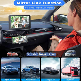 PASLDA closeup of 2.5D HD touchscreen delivering crisp video and touch responsiveness