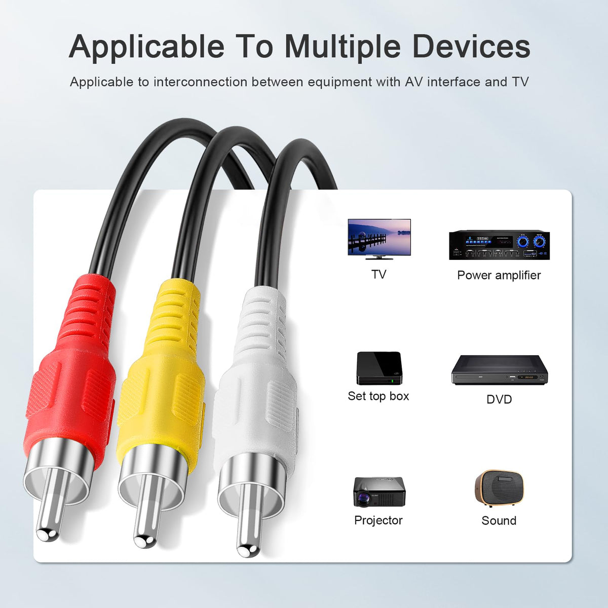 PASOW nickel-plated RCA plugs reduce resistance for clearer signals