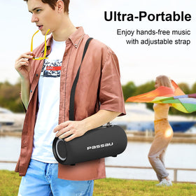 Passau side controls with adjustable strap, portable carrying convenience