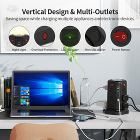 PASSUS four ON/OFF switches to control zones and conserve energy