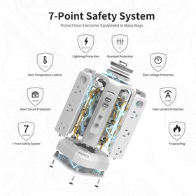 PASSUS fire-resistant material and safety label closeup for reliable device protection