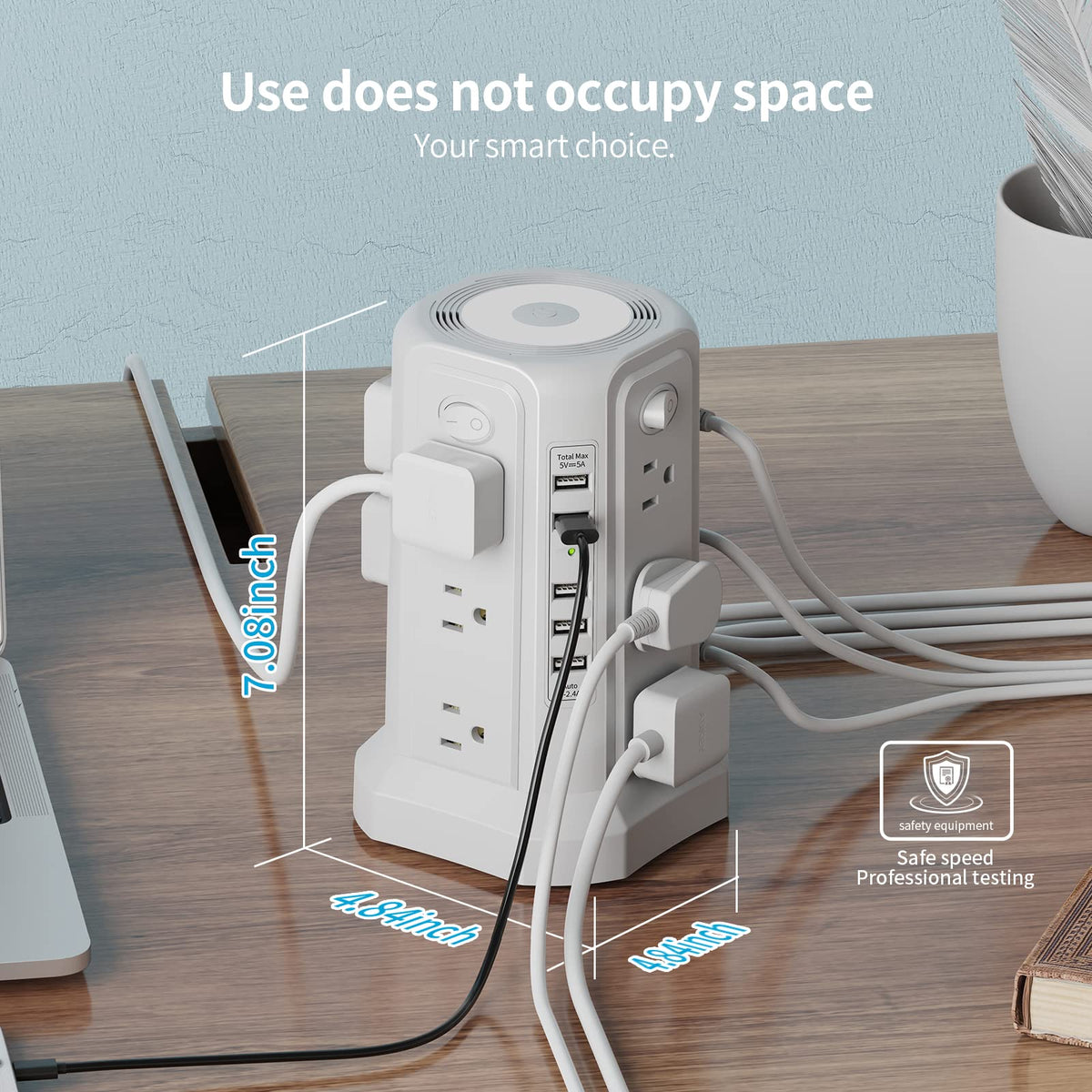 PASSUS tower showing separated on/off switches for group device control