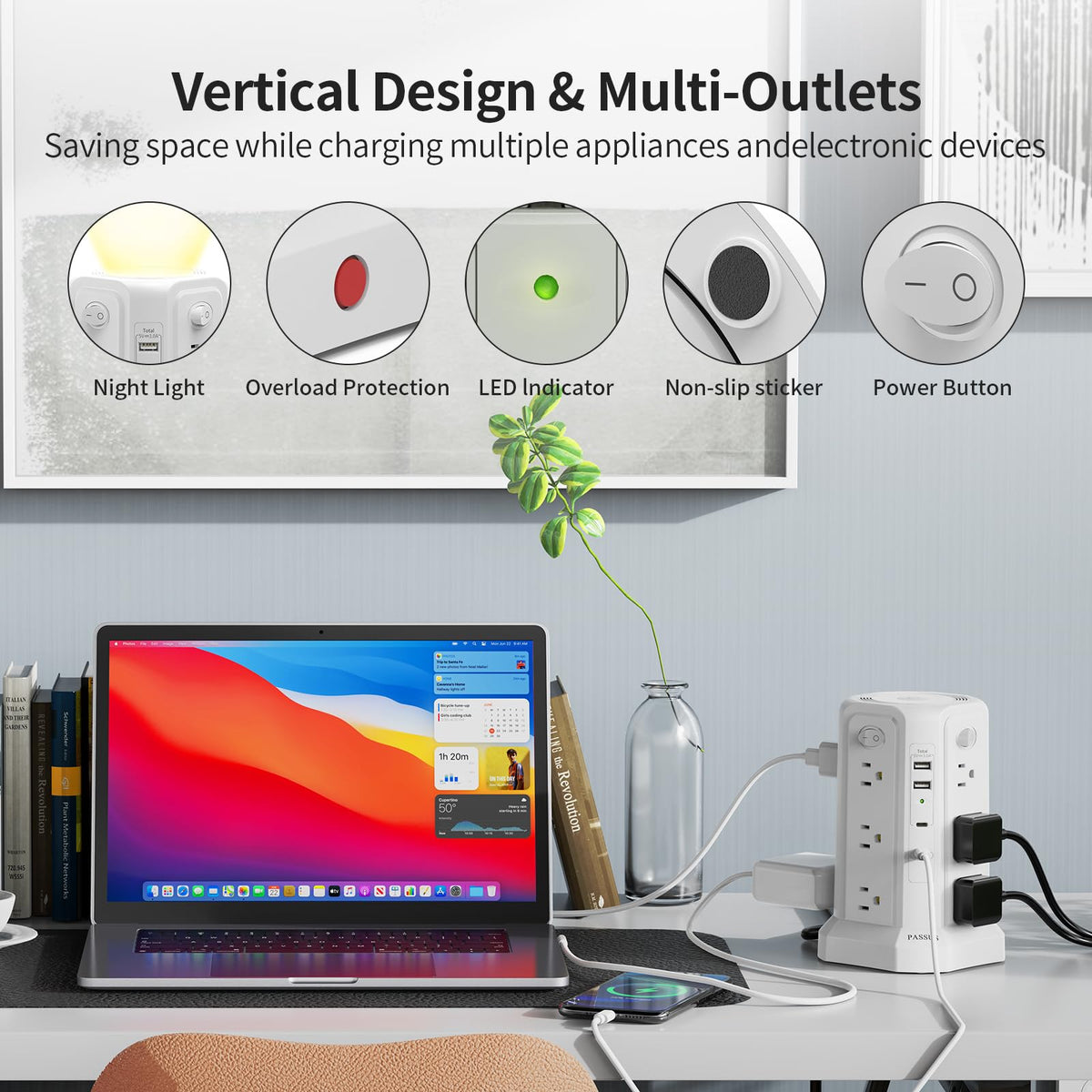 PASSUS individual switches and outlet zones for energy saving and control