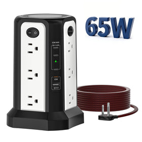 PASSUS close-up of USB-C and USB-A ports, fast charging convenience visible