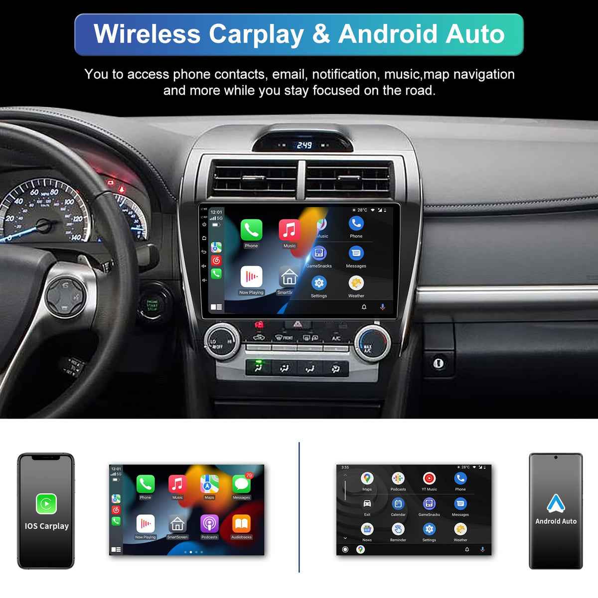 PASYRTM GPS navigation on the large display for accurate routing