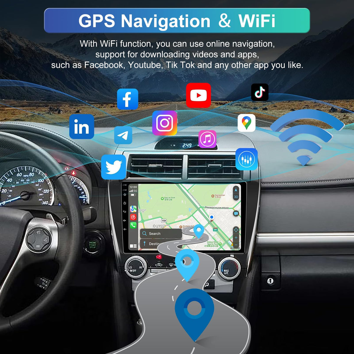 PASYRTM steering wheel control for convenient media and calls