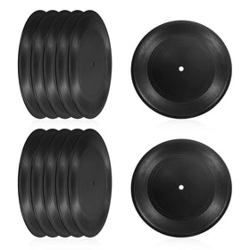 PATIKIL blank vinyl record 7in front view for wall display and stylish ambiance