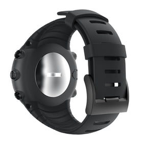 Patrohoo Suunto Core black band with attachment hardware for easy replacement.