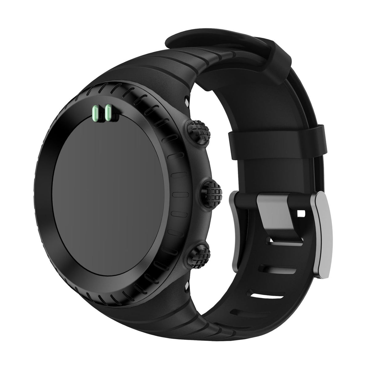 Patrohoo Suunto Core black band worn on wrist for secure all-weather wear.