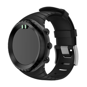Patrohoo Suunto Core black band worn on wrist for secure all-weather wear.