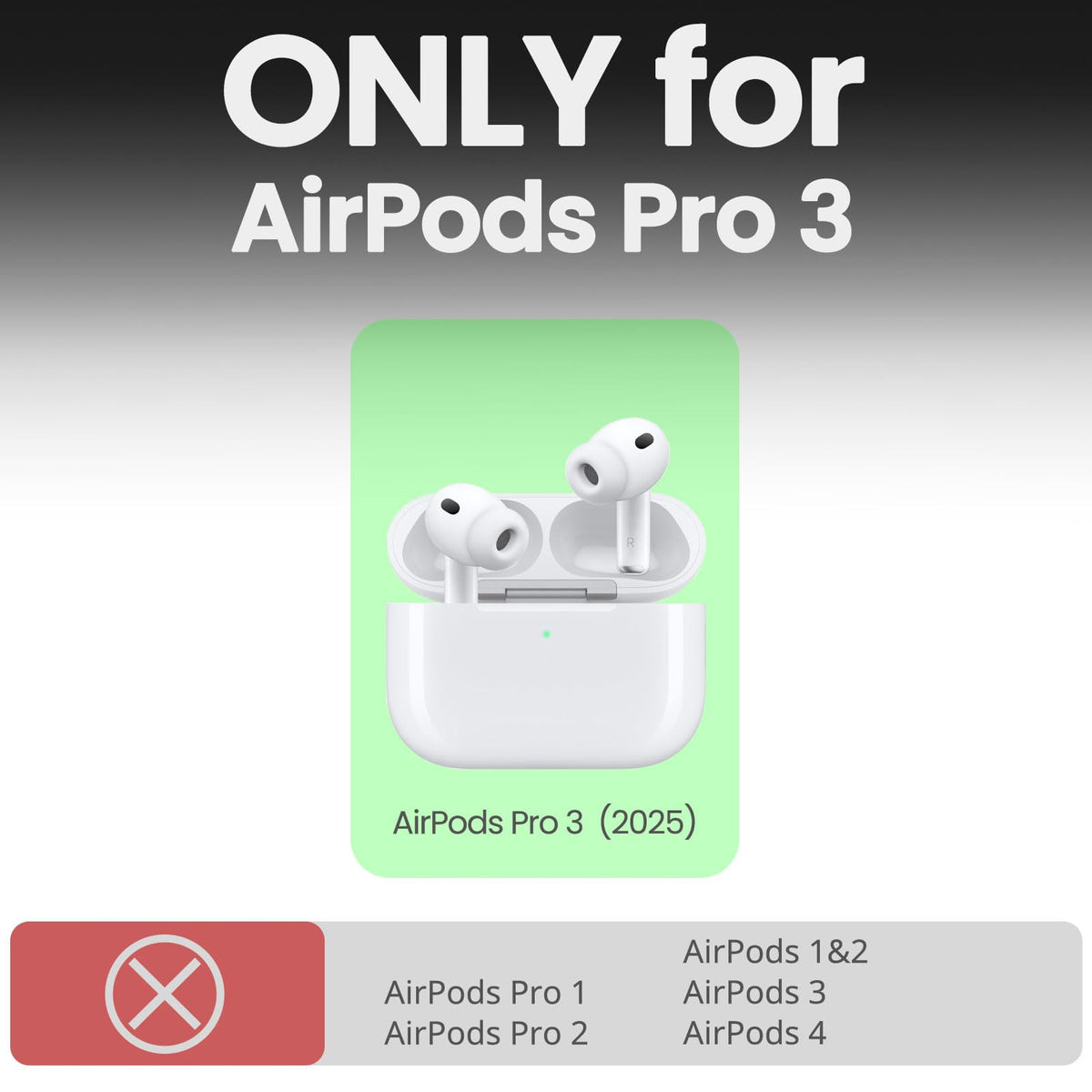Patterit AirPods Pro 3 Case vibrant artistic finish stands out with vivid wood texture.