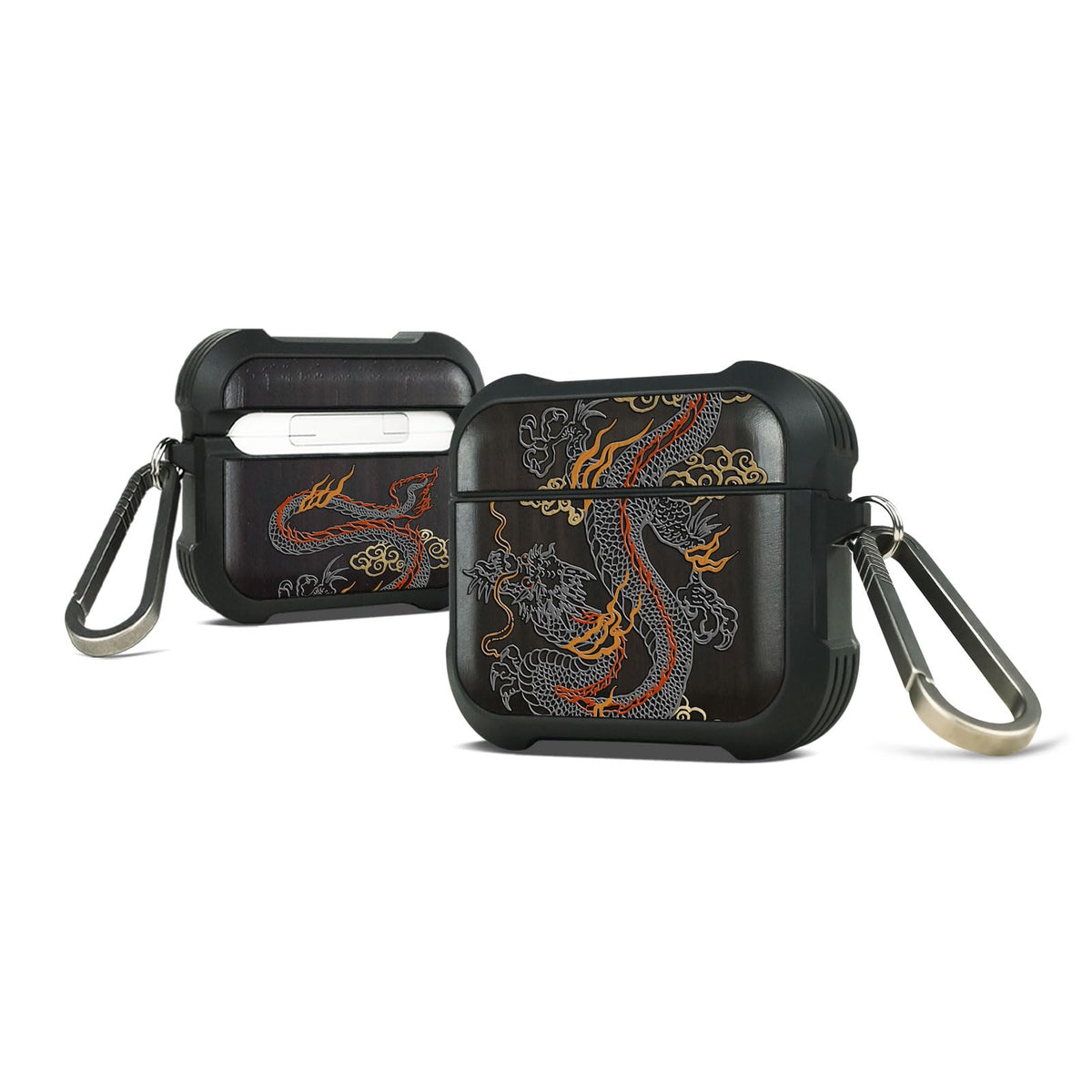 Backpack or bag attachment ready with Patterit AirPods 4 clasp
