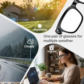 Paubea AI Smart Glasses offer intuitive touch controls for quick actions.
