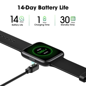 Pautios charging setup illustrating quick recharge and long battery benefit