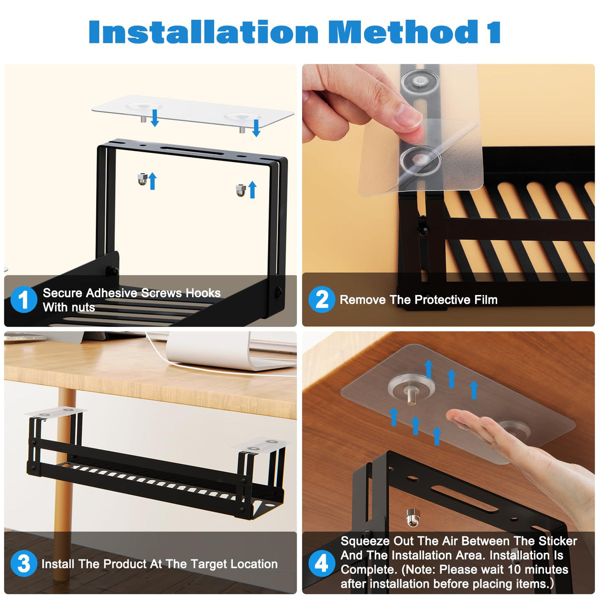 PAVSTINE in a home office setting keeping desk surface clear and presentable benefit