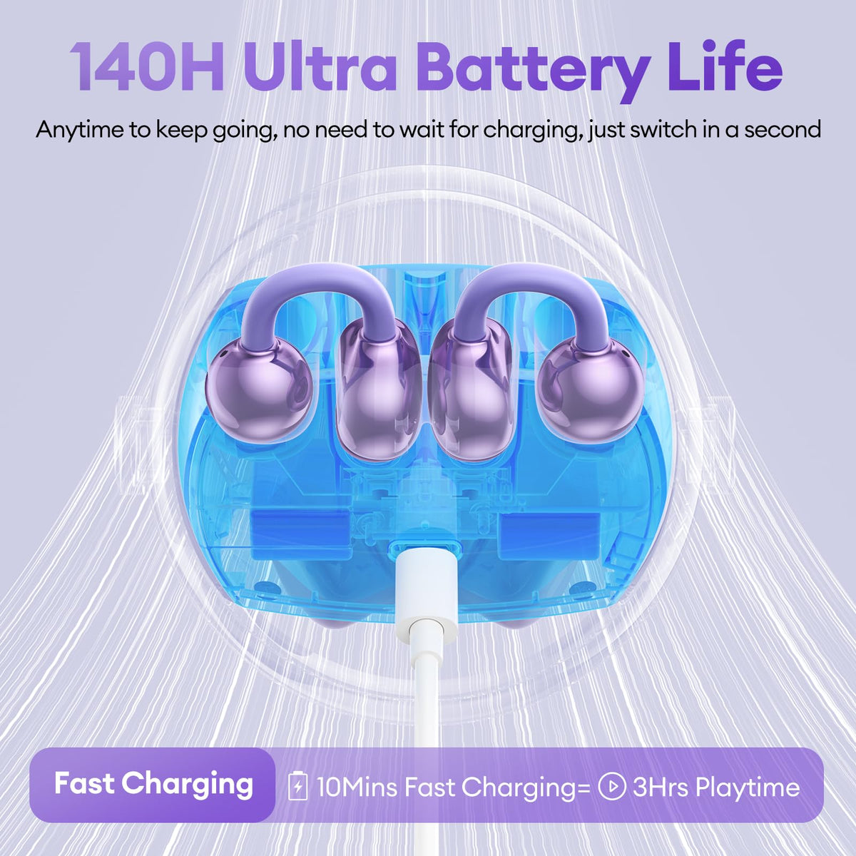 PAXA case metal ring rotating detail offering stress-relief fidget and charging