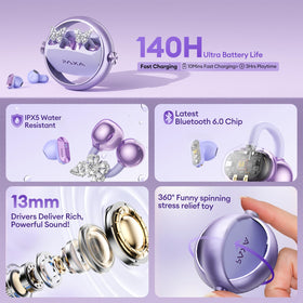 PAXA in-ear mode with silicone tip visible, private listening clarity benefit