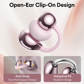 PAXA clip-on earbuds offer immersive audio and clear calls during outdoor runs.