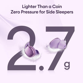 PAXA Sleep Earbuds S13 purple travel-ready for restful nights