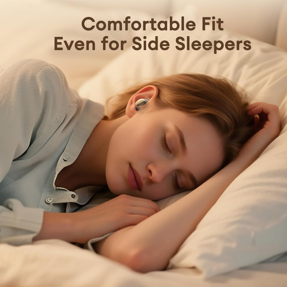 PAXA noise isolation minimizes night-time disturbances while wearing.